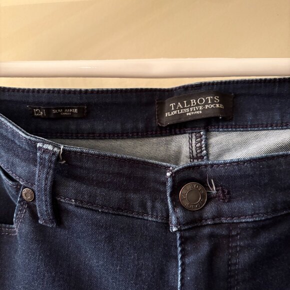 Talbot's Slim Ankle Curvy Jeans - Picture 2 of 4